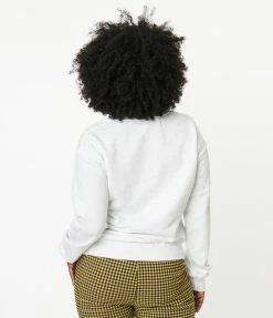 ALPHIA Sale More Boos Please Graphic Sweatshirt