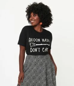 ALPHIA Broom Hair Unisex Graphic Tee Sale