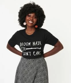 ALPHIA Broom Hair Unisex Graphic Tee Sale