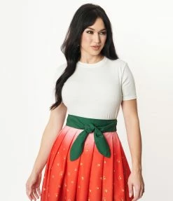 Unique Vintage White Back To Basics Top