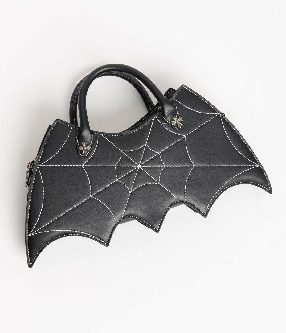 Handbags Unique Vintage Black Bat Purse