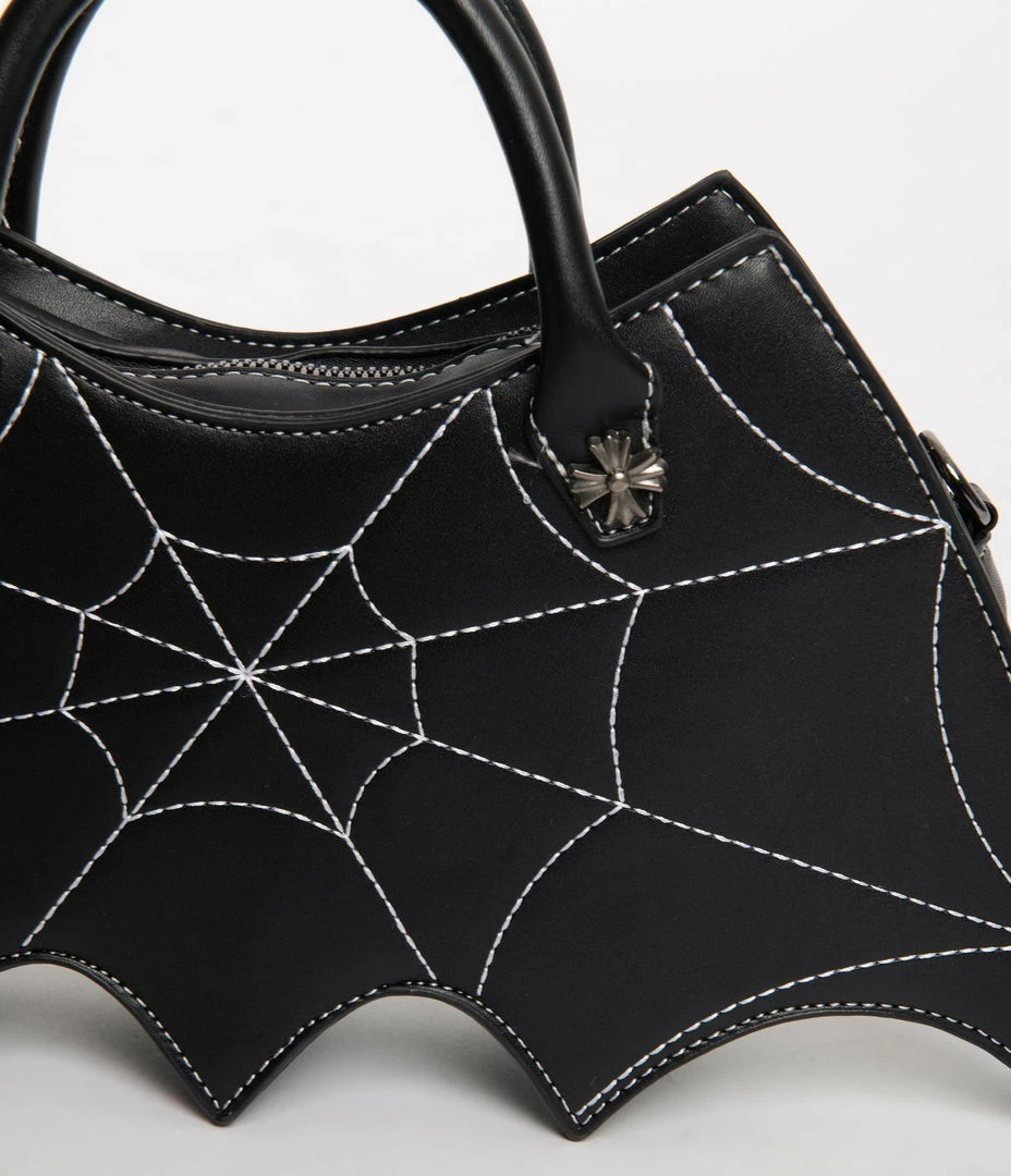 Handbags Unique Vintage Black Bat Purse