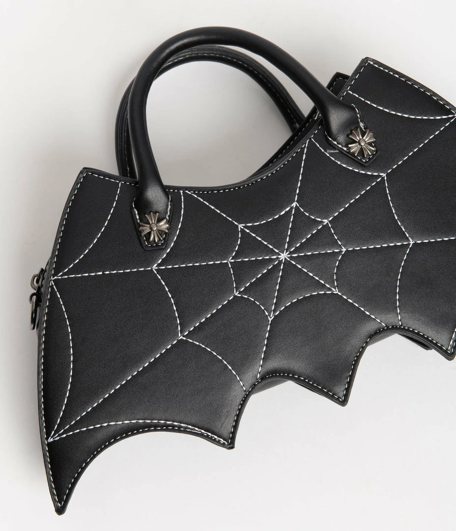 Handbags Unique Vintage Black Bat Purse