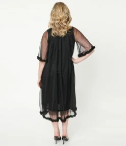 Tatyana Black Pillow Talk Long Nightgown Set Lingerie & Shapewear