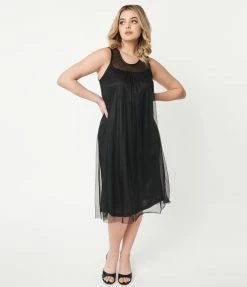 Tatyana Black Pillow Talk Long Nightgown Set Lingerie & Shapewear