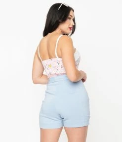 Sale Unique Vintage Pink & Fairytale Print Billie Top