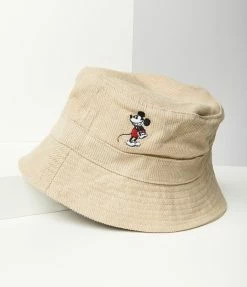 Concept 1 Hats Tan Mickey Mouse Bucket Hat