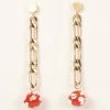 8 Other Reasons 14K Gold Plated Cherry Bomb Drop Earrings