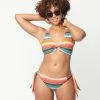 Unique Vintage Serape Stripe Sweet & Sash-y Swim Bottom