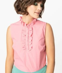 Smak Parlour Pink Coffee Break Blouse Sale