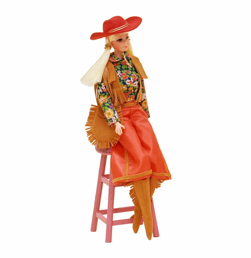 Barbie X Unique Vintage Brown Suede Gaucho Gear Vest