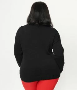 Popeye X Unique Vintage Plus Size Popeye The Sailor Man Sweater