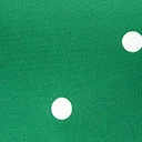 Sale Unique Vintage Green & White Polka Dot Collared Wednesday Flare Dress