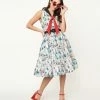Popeye X Unique Vintage Classic Comic Print Swing Dress