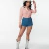 Sale Unique Vintage Blue Denim Daisy Duke Shorts