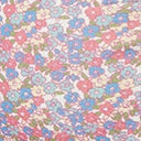 Unique Vintage Calico Floral Print Whimsy Crop Top