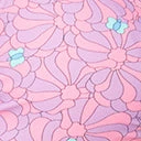 Swimwear Unique Vintage Pink & Purple Floral Sweet & Sash-y Swim Bottom