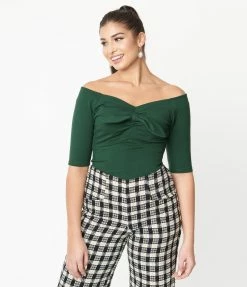 Silver Stop Inc. (Voodoo Vixen) Voodoo Vixen Emerald Bow Top Sale