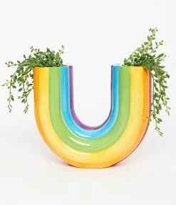 DOIY Rainbow Ceramic Double Vase Accessories