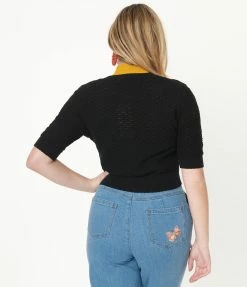 Factory X (Princess Highway) Black Garden Cardigan