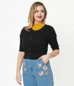 Factory X (Princess Highway) Black Garden Cardigan