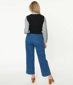 Factory X (Princess Highway) Sale Medium Blue Denim High Waist Jeans