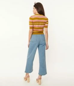 Factory X (Princess Highway) Light Blue Denim Straight Leg Jeans Sale