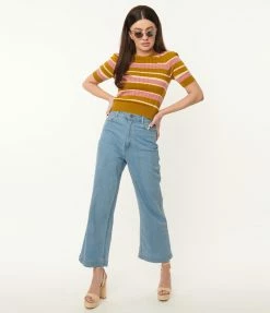 Factory X (Princess Highway) Light Blue Denim Straight Leg Jeans Sale