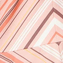 Unique Vintage Coral & Peach Stripe Swing Dress Sale