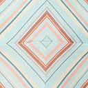 Unique Vintage Mint & Coral Stripe Halter Jumpsuit