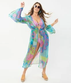 Swimwear Barbie X Unique Vintage In Blooms Coverup