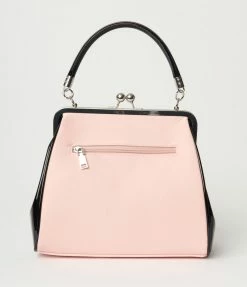Lifestyle Group (UK) Ltd Pink & Black Country Rose Handbag Handbags