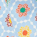 Ban.do Light Blue & Multicolor Floral Patchwork Pajama Bottoms Lingerie & Shapewear