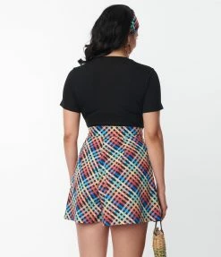 Clothing Unique Vintage Black Back To Basics Top