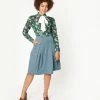 Tulip.B Sale Light Blue Midi Skirt