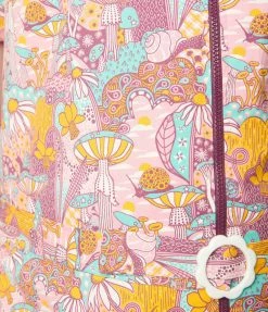 Blue Platypus Plus Size Pink Mushroom Garden Print Mini Dress Sale