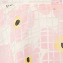 Sale Unique Vintage 1950s Pink Floral Burnout Swing Dress