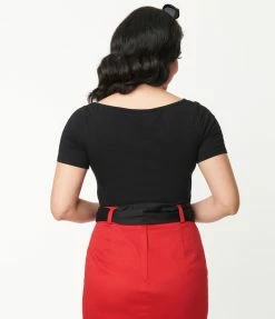 Lifestyle Group (UK) Ltd Clothing Black Cut Out Knit Top