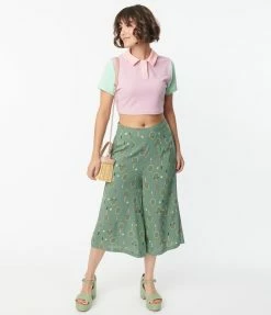 Lifestyle Group (UK) Ltd Green Tennis Love Culottes