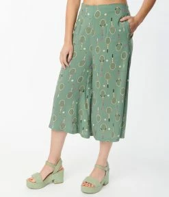 Lifestyle Group (UK) Ltd Green Tennis Love Culottes