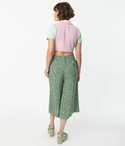 Lifestyle Group (UK) Ltd Green Tennis Love Culottes