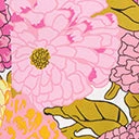 Unique Vintage Plus Size 1950s Pink & Yellow Floral Print Skirted Dolly Romper