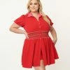 Sale Smak Parlour Plus Size Red Callie Shorts