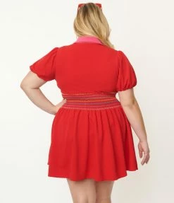 Sale Smak Parlour Plus Size Red Callie Shorts