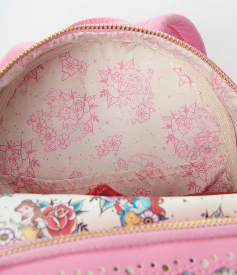 Handbags Loungefly Disney Princesses Tattoo Florals Mini Backpack