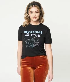 Unique Vintage Mystical AF Unisex Graphic Tee Clothing