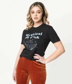Unique Vintage Mystical AF Unisex Graphic Tee Clothing