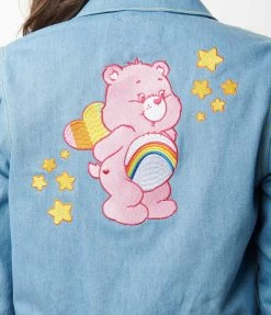 Care Bears XÃ‚Â Unique Vintage 1950s Wish With Your Heart Jean Jacket Fan Flair