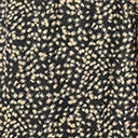 She+Sky Sale Black & Brown Abstract Dots Flare Dress