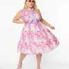 Care Bears X Unique Vintage Plus Size Care Bears Forever Edith Swing Dress